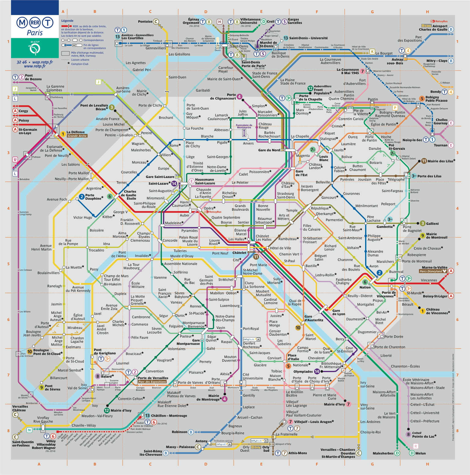 Metro de París Plano, líneas y horarios del metro de París Vive Paris